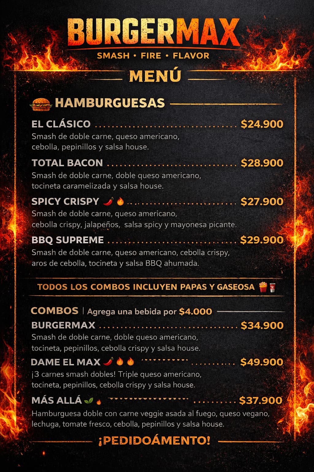 BurgerMax - carta 1